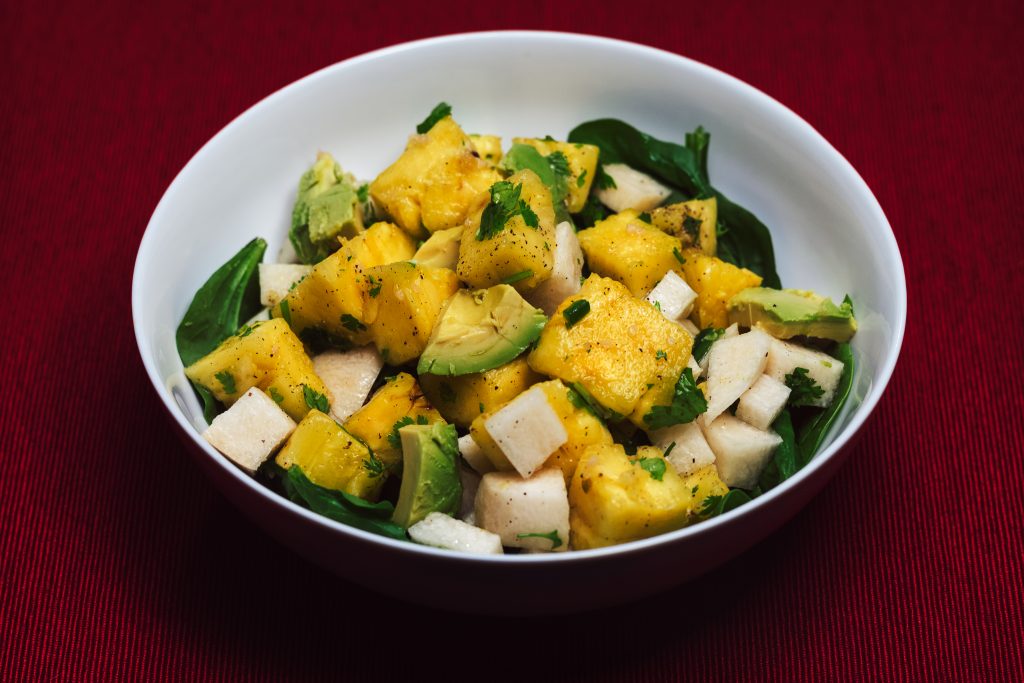 Pineapple and Jicama Salad in a Cilantro Vinaigrette Kappler Kitchen